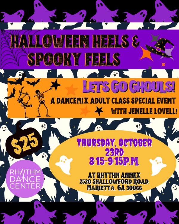 Get ready for this SPOOKtacular Halloween Dance Bash, and join us for this special adult event class!